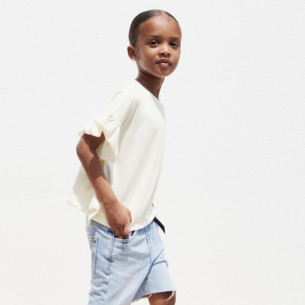 ZARA RUFFLED TOP - Picture 2 of 10